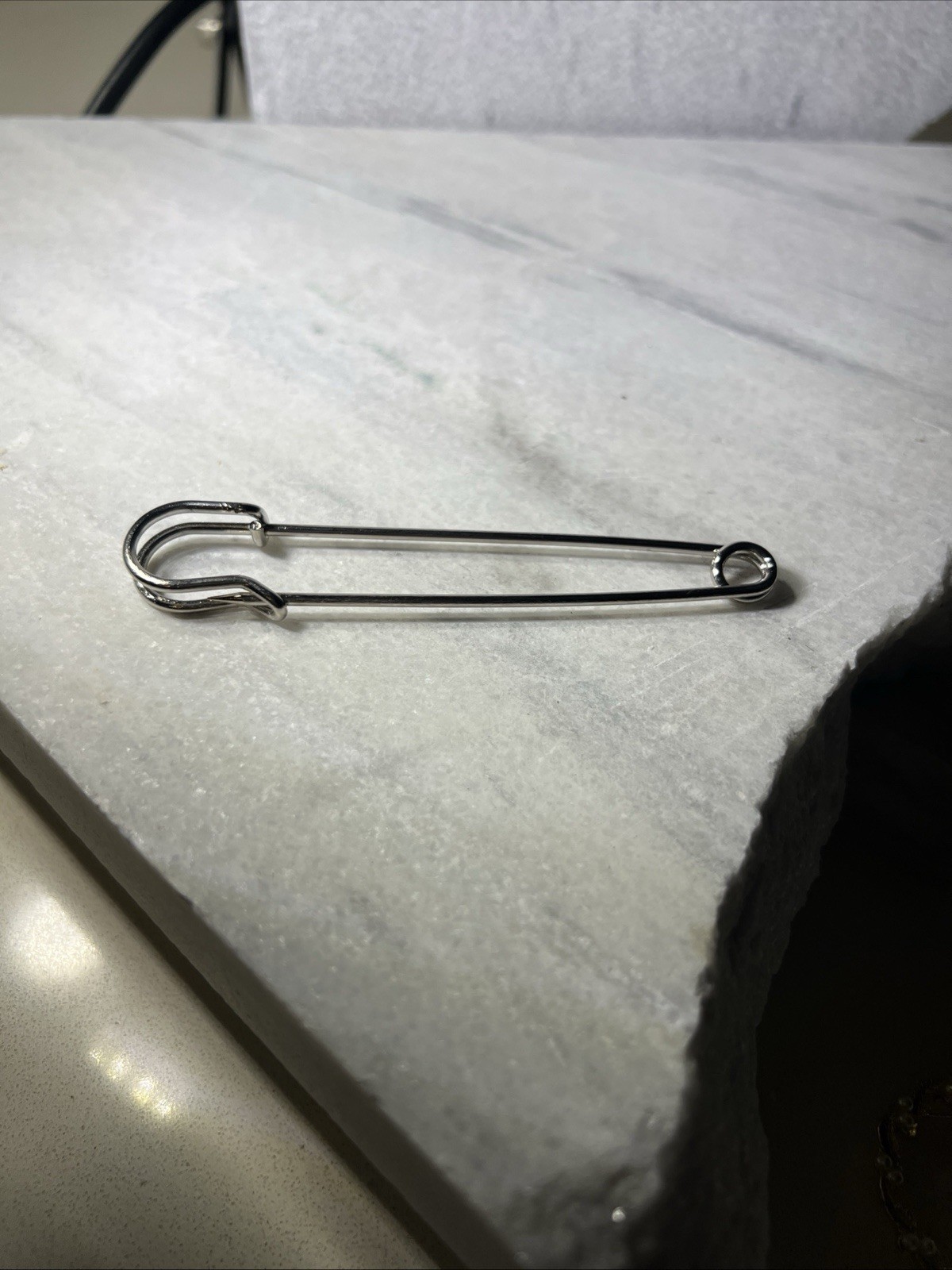 Set of 4 VTG Silver Metal Kilt Pins 4 Inch Adult Safety Fasteners for Skirts