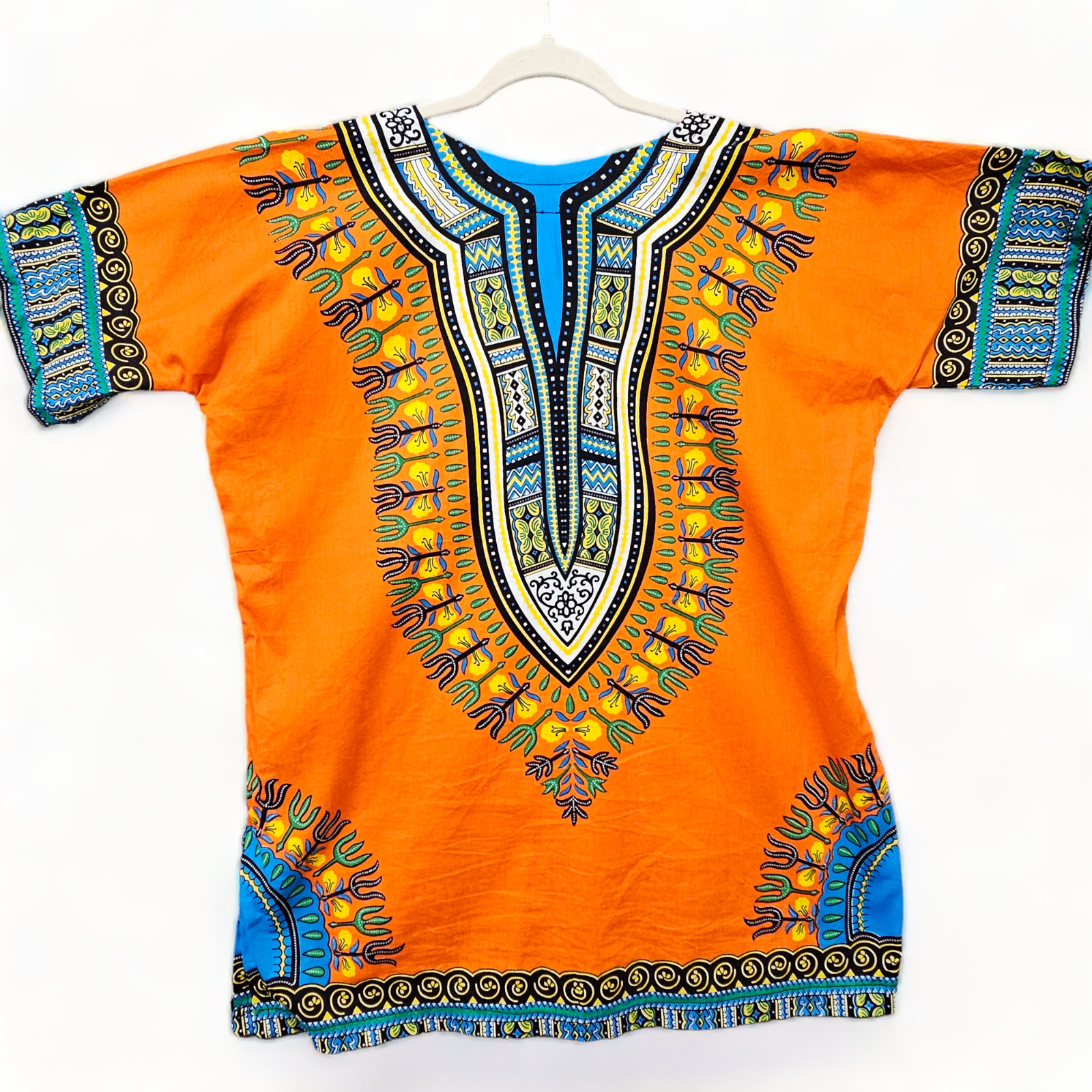Dashiki Shirt Unisex African Clothing Dashiki Top African Free Size (Men Small?)