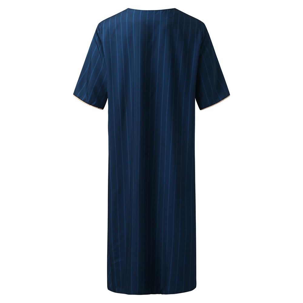 Daily Mens Muslim Clothing New Saudi Arab Jubba Kaftan Dishdash Thobe