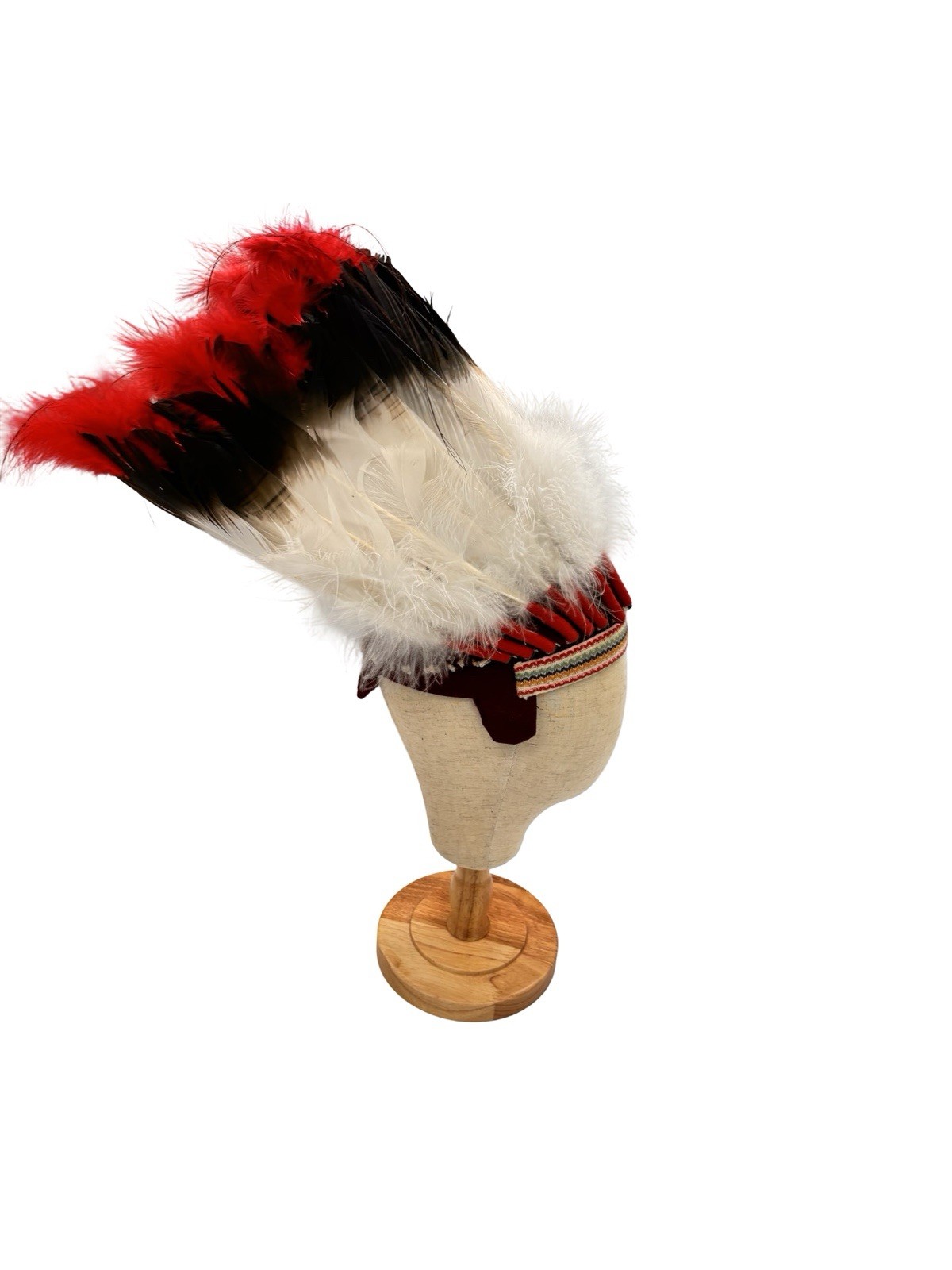 Luxurious Handcrafted Native American Feather Headdress | Adjustable Size
