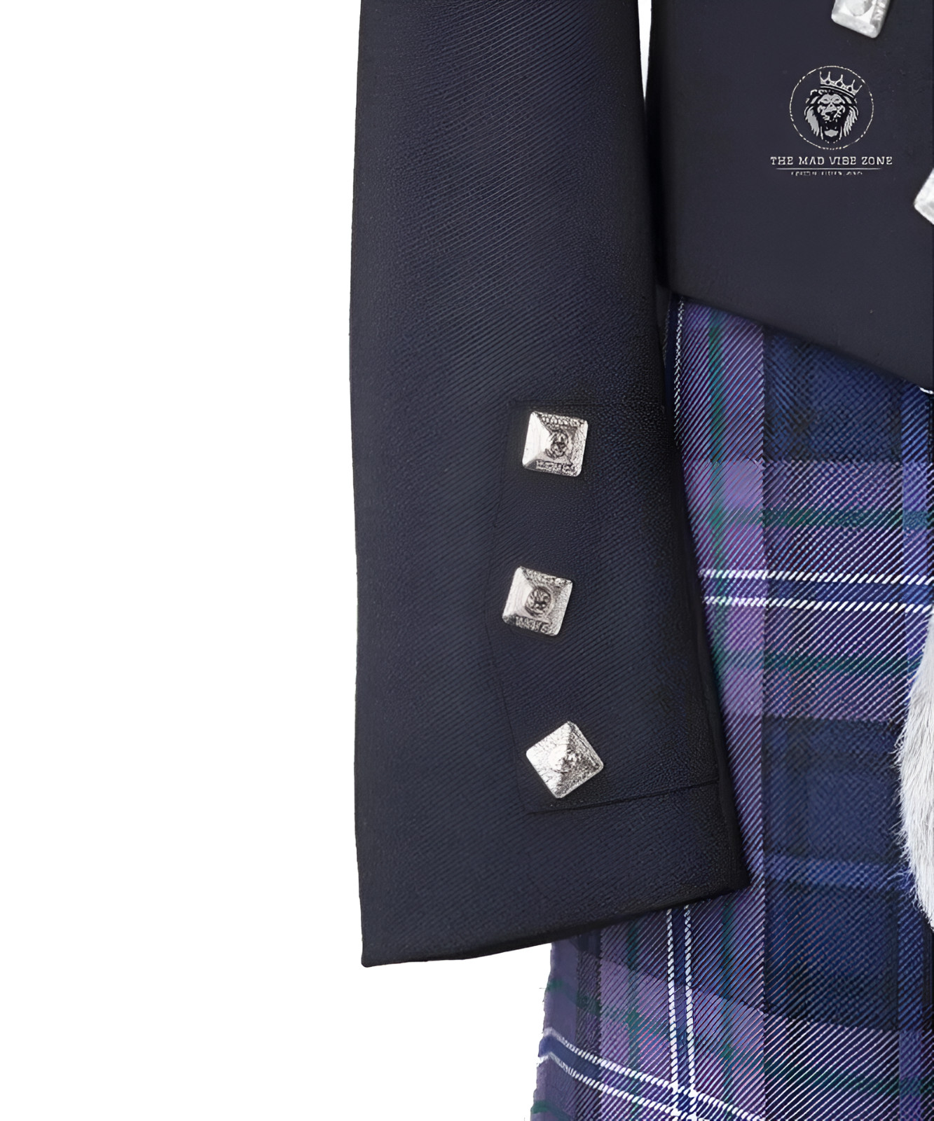 Prince Charlie Kilt Jacket 100% Wool Highland Black Wear 3 & 5 Button Waistcoat