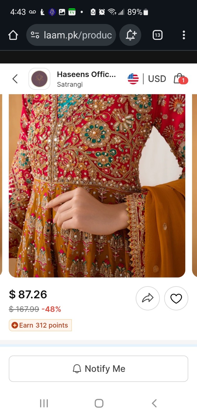 Traditional Wedding / Formal Wear Pakistani Women Salwar Kameez, Anarkali, Maxi