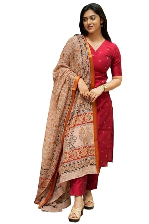 Kurta Set Women Viscose Printed | Kurti Set Woman | Kurta Pant Dupatta 3 Piece