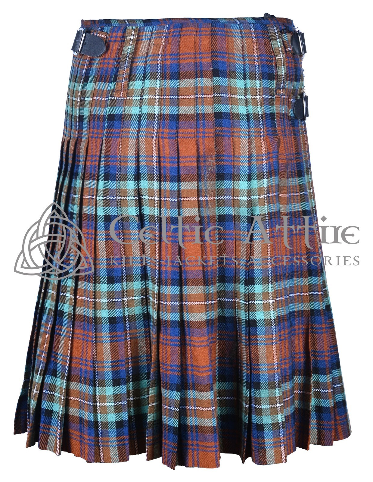 Irish Joy Tartan 8 Yard Scottish Kilt – Made to Order By Celtic Attire