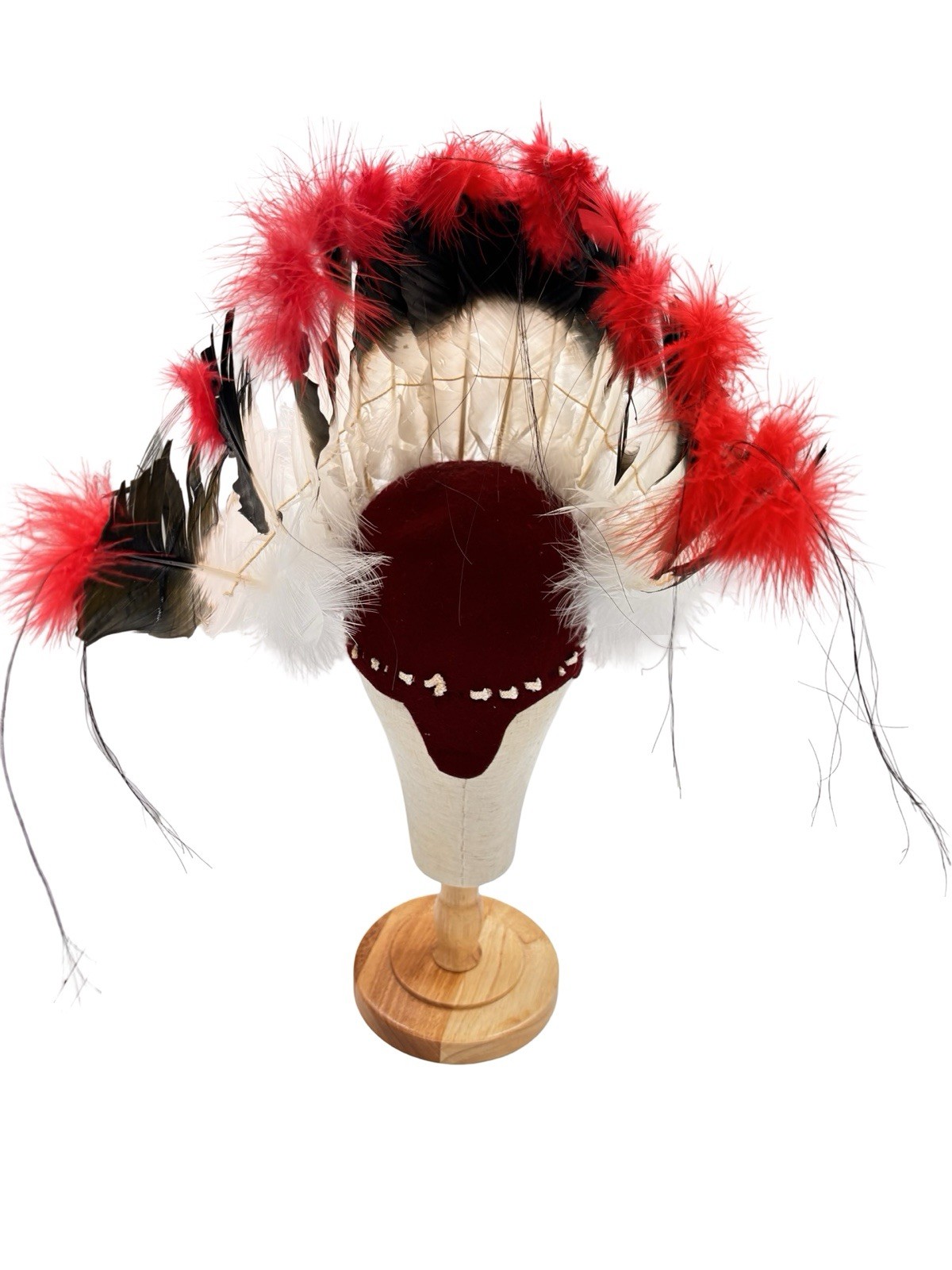 Luxurious Handcrafted Native American Feather Headdress | Adjustable Size