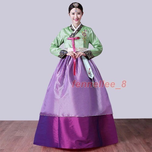 Korean Hanbok Dress Ancient Traditional Stage Dance Costume Lady Palace