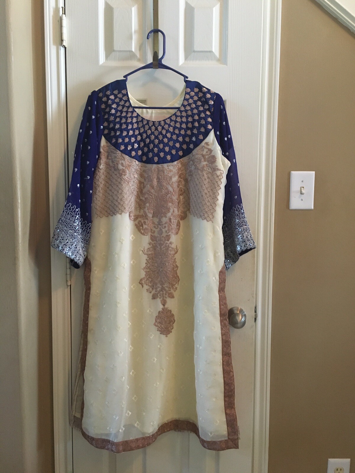 Pakistani Designer Charizma Chiffon Embroidered Sequin Work Party Wear Suits XL