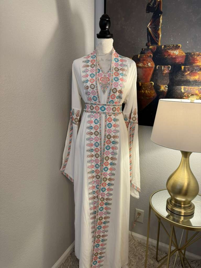Ityn Jalabiya – Women’s Embroidered Dress, Perfect for Eid, Abaya, Ramadan