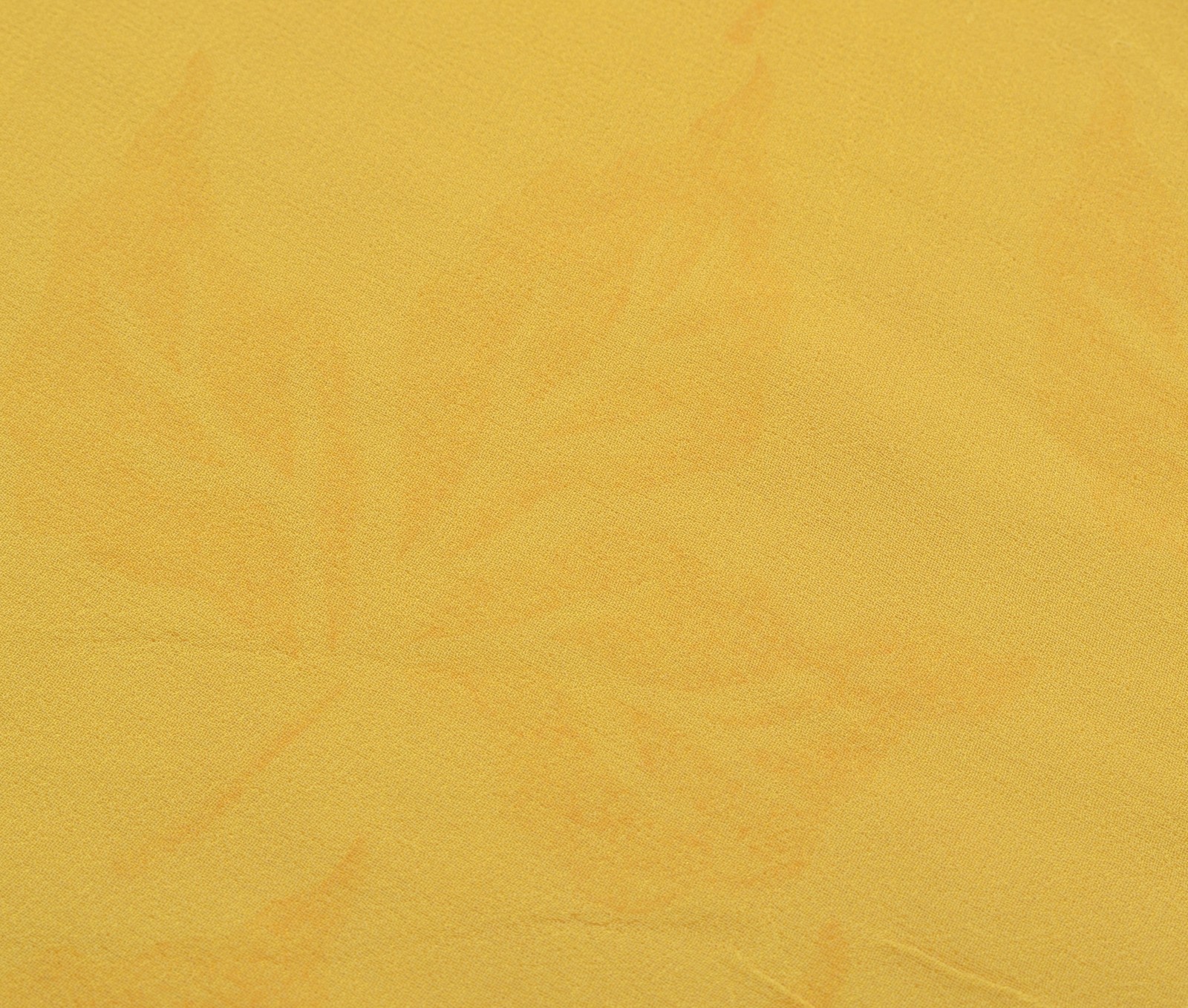 Sushila Vintage Yellow Saree 100%Pure Georgette Silk Printed Floral Craft Fabric