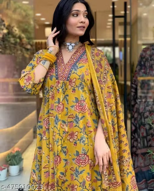 Indian Salwar Kameez Suit Readymade 3Pc Women Party Wear Dress Dupatta