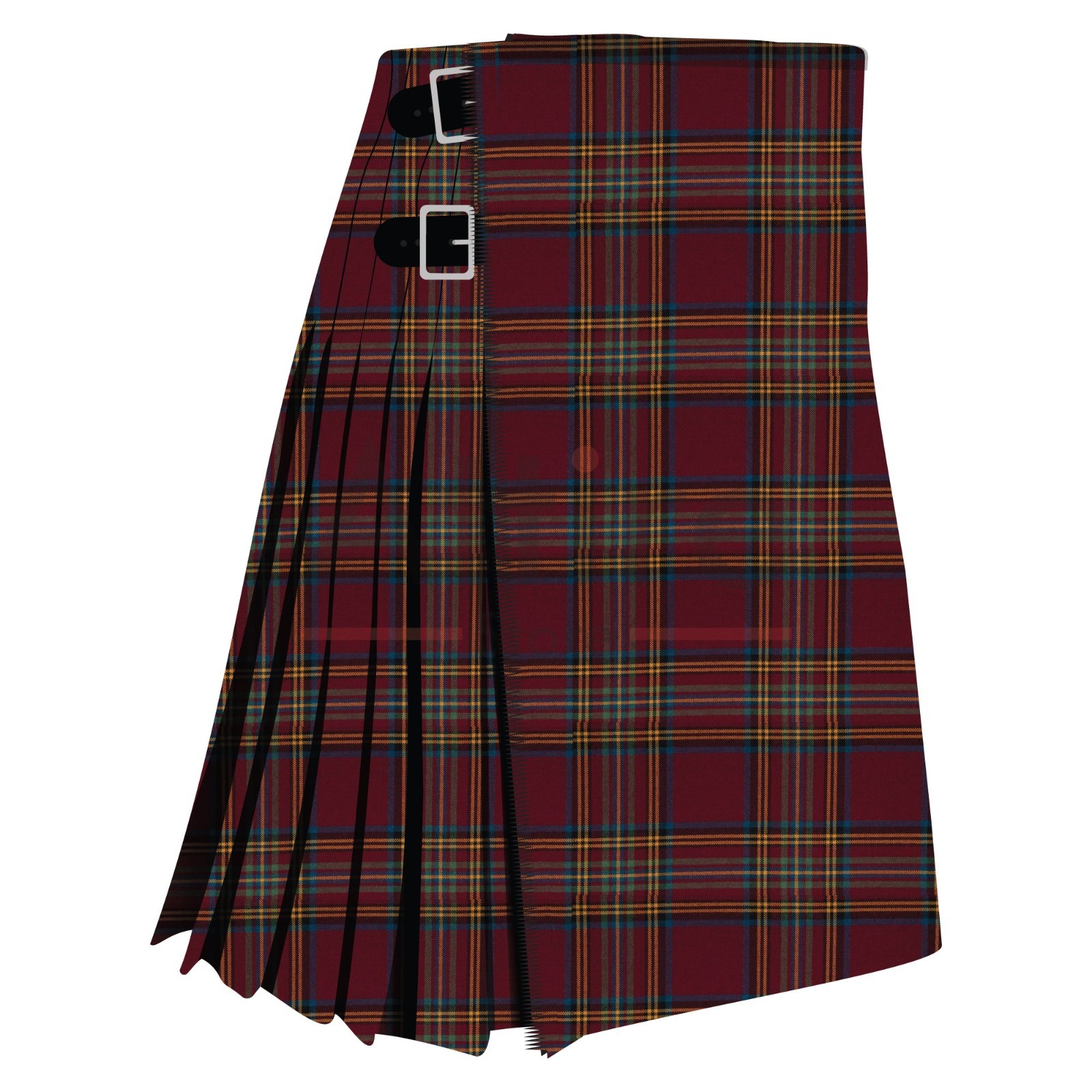Scottish Handmade Traditional Hepburn Muted Tartan Kilt – Hepburn Muted Tartan