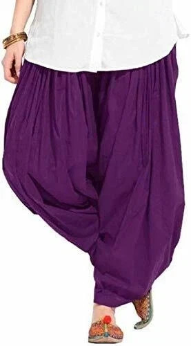Cotton Women Patiala Regular Fit Women & Girl Yoga Harem Paints Salwar Pants