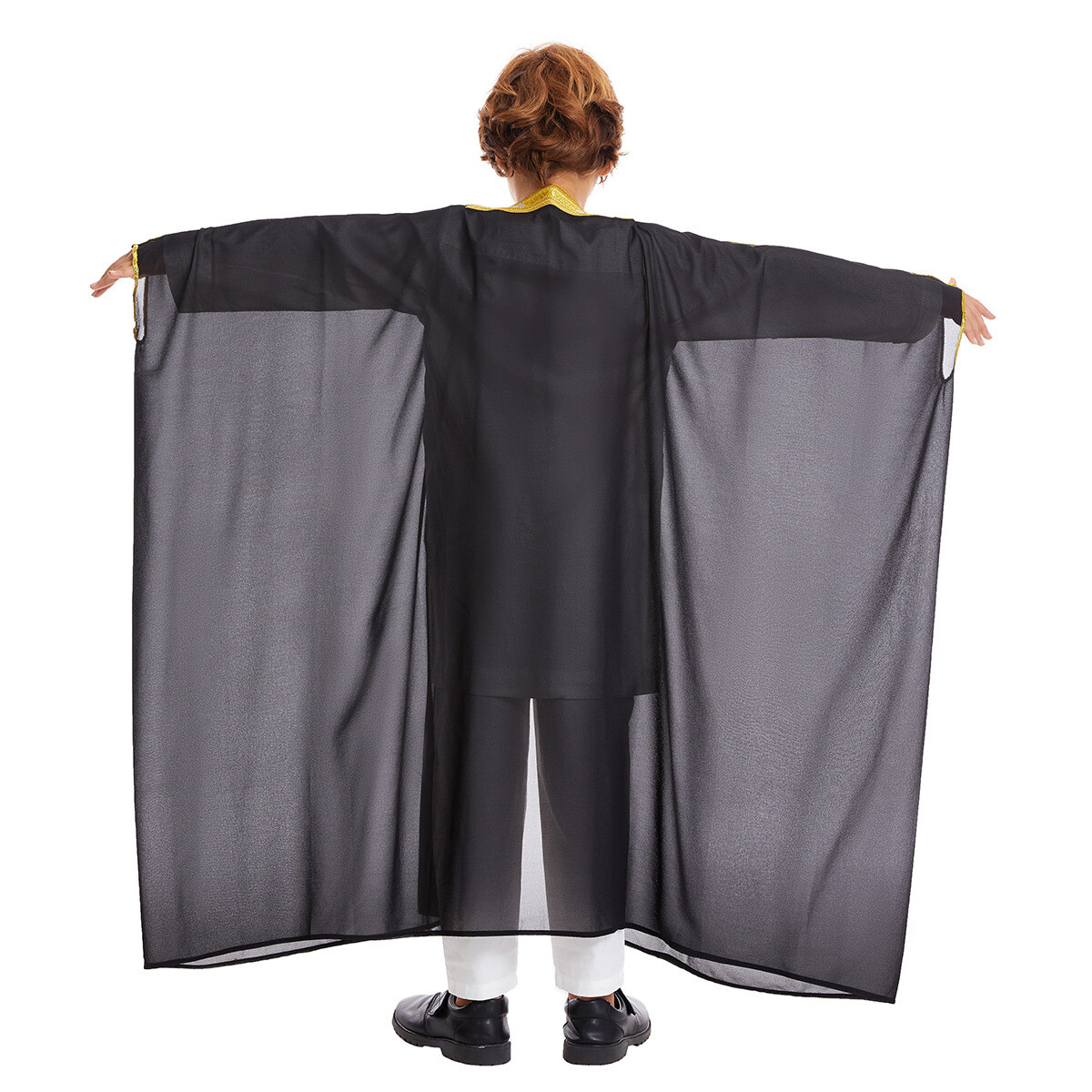 Muslim Children Kids Boys Dishdasha Thobe Kaftan Robe Islamic Abaya Saudi Jacket