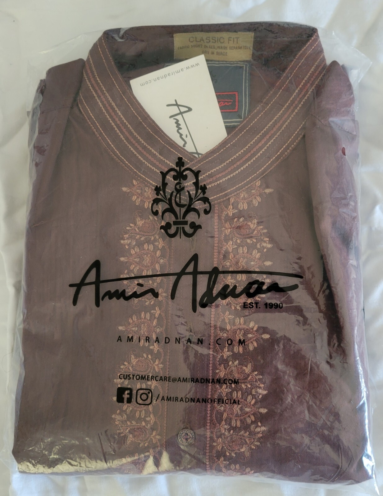 Pakistani Kurta Shalwar Men’s Stitched from Amir Adnan Size: Medium