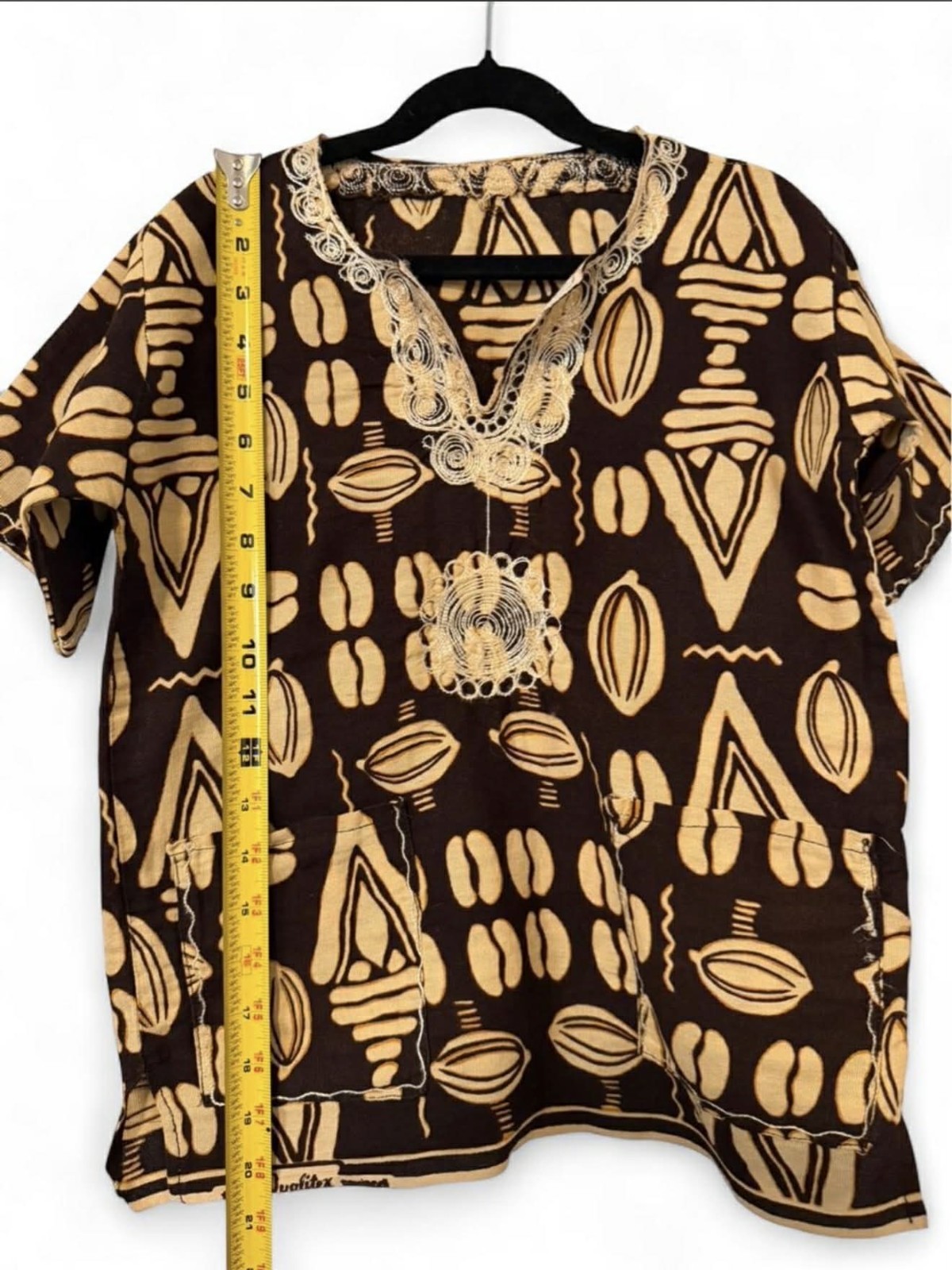 Boys African Style Brown Dashiki