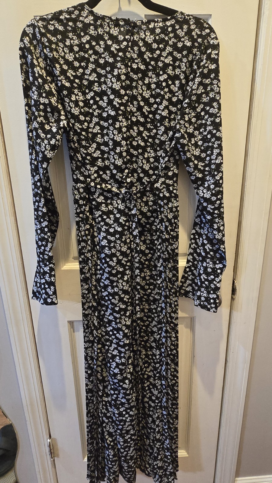 Lameera Middle Eastern Maxi Dress Woman Arabic Style Medium Long Sleeve Floral