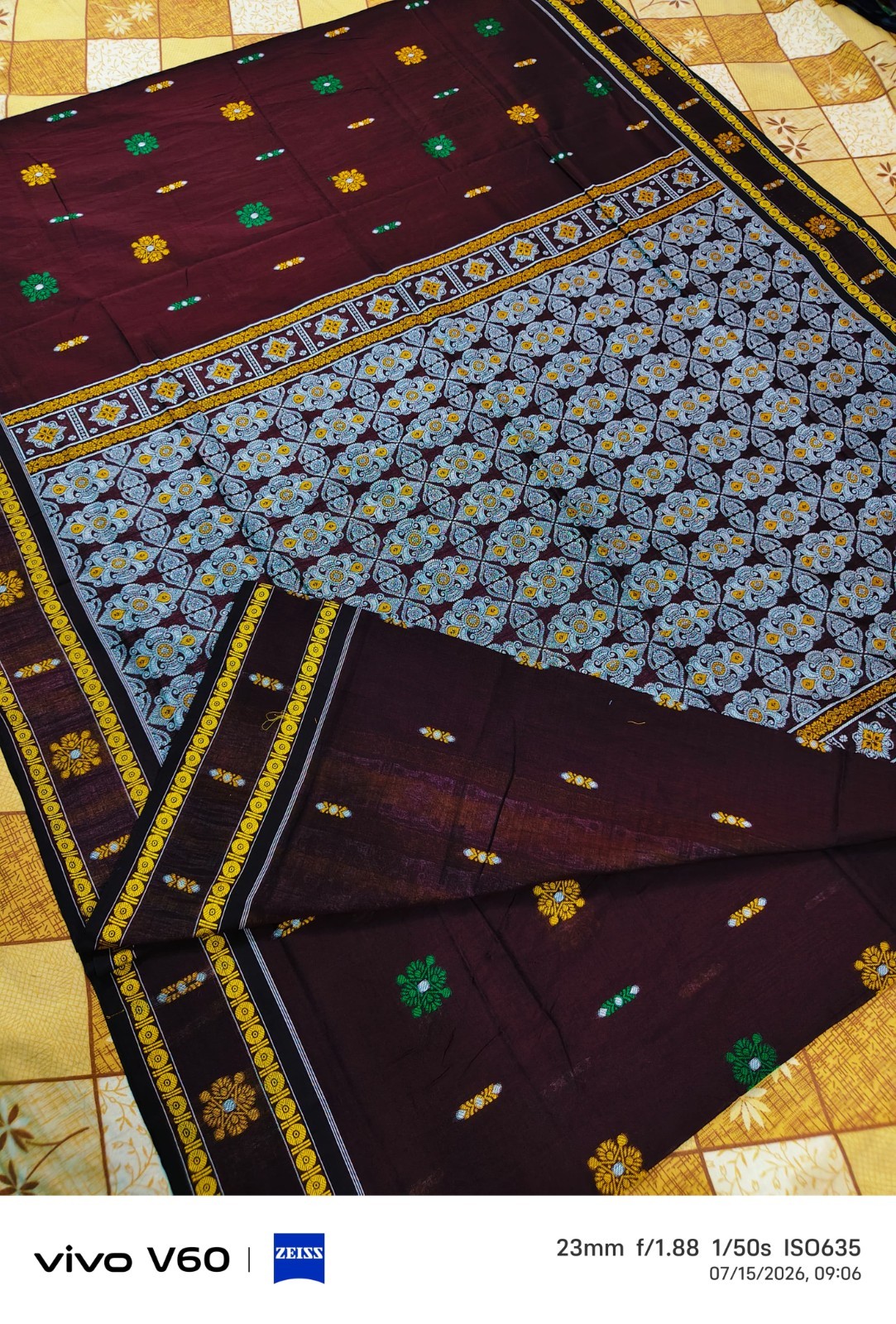 Sambalpuri Pasapali Cotton Saree Handwoven Odisha Handloom Wedding Ikat Sari