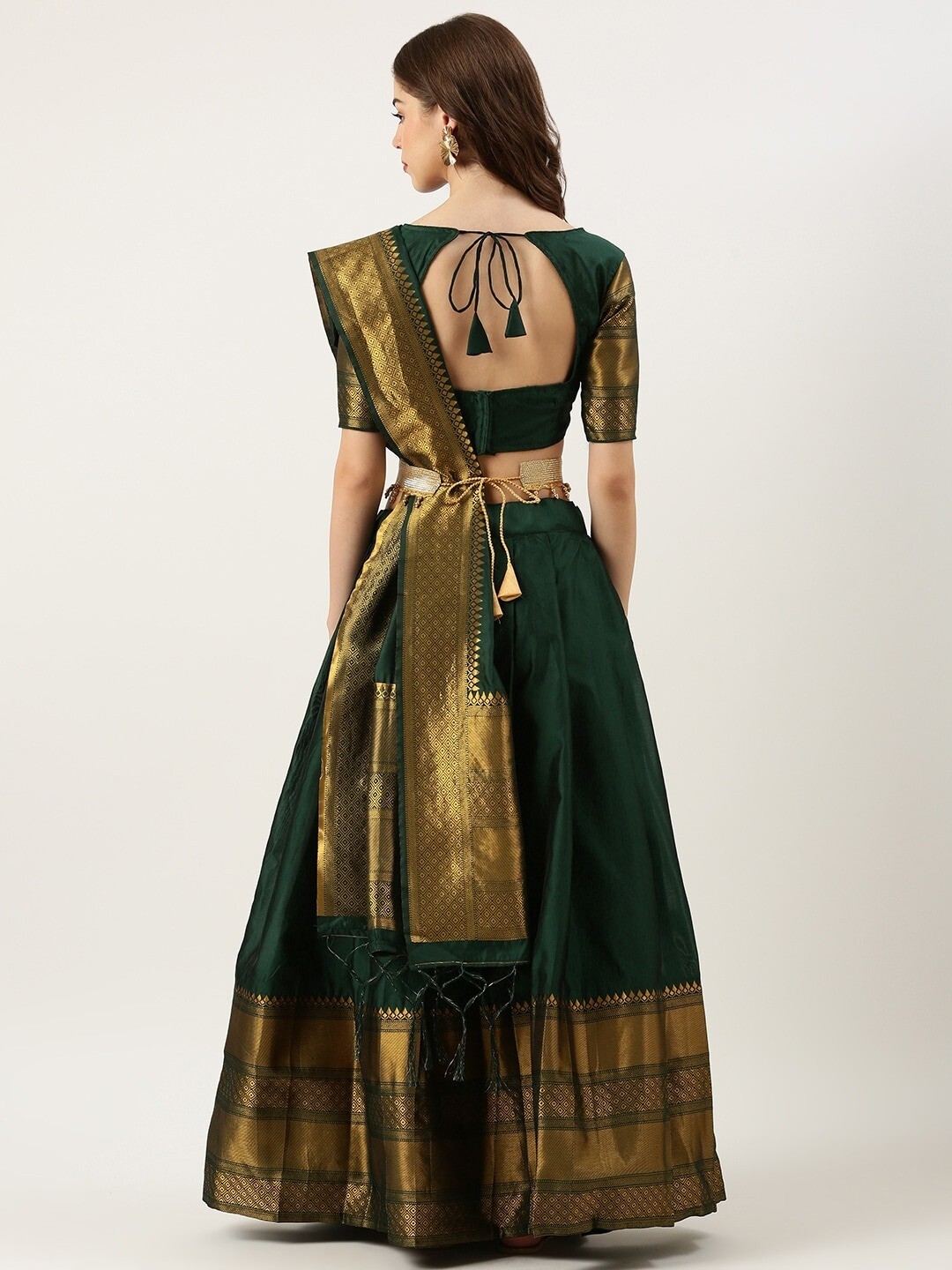 lehenga choli fully stitched wedding party wear silk lehenga choli with dupatta