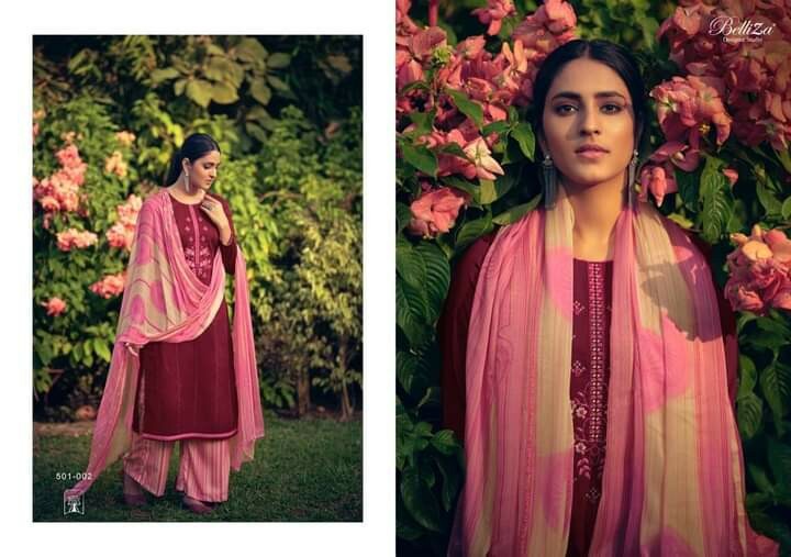 Stitched Us seller indian designer Embroidery Party long party suit~Bust 40M