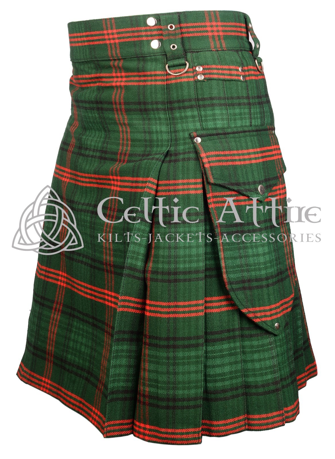 Ross Hunting Modern Scottish Utility Kilt – Made to Order By Celtic Attire