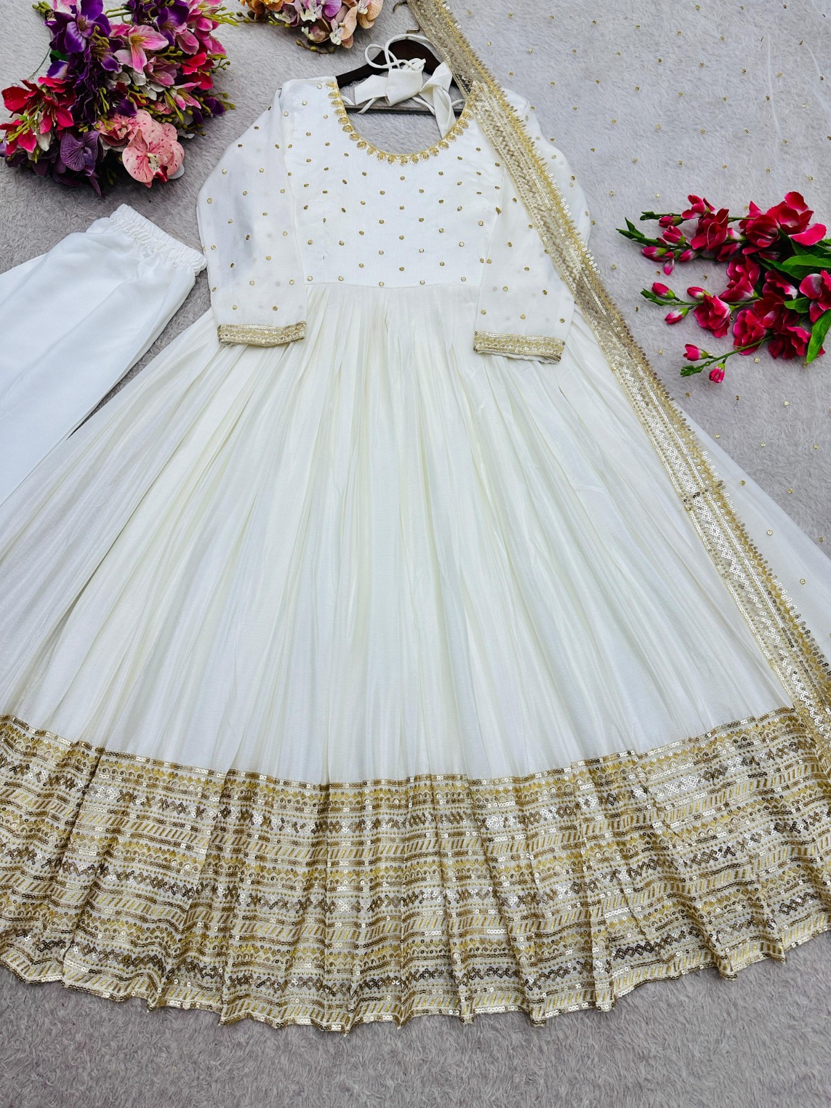 Ready To Wear Dress Anarkali Gown Pakistani Eid Salwar Kameez Wedding Party New