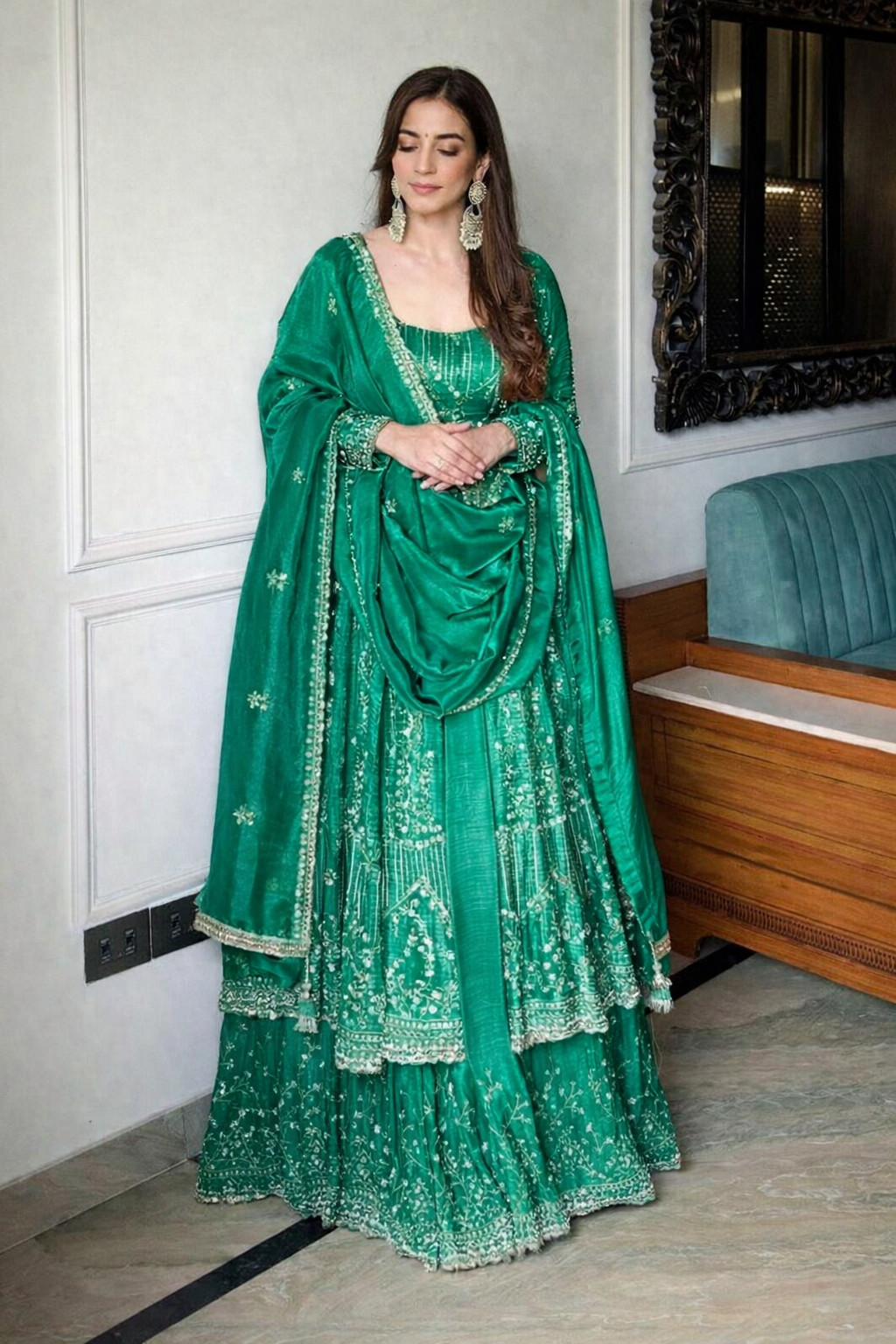 Party Indian Designer Pakistani Salwar Wear ReadyMade Dress Women Wedding Suit