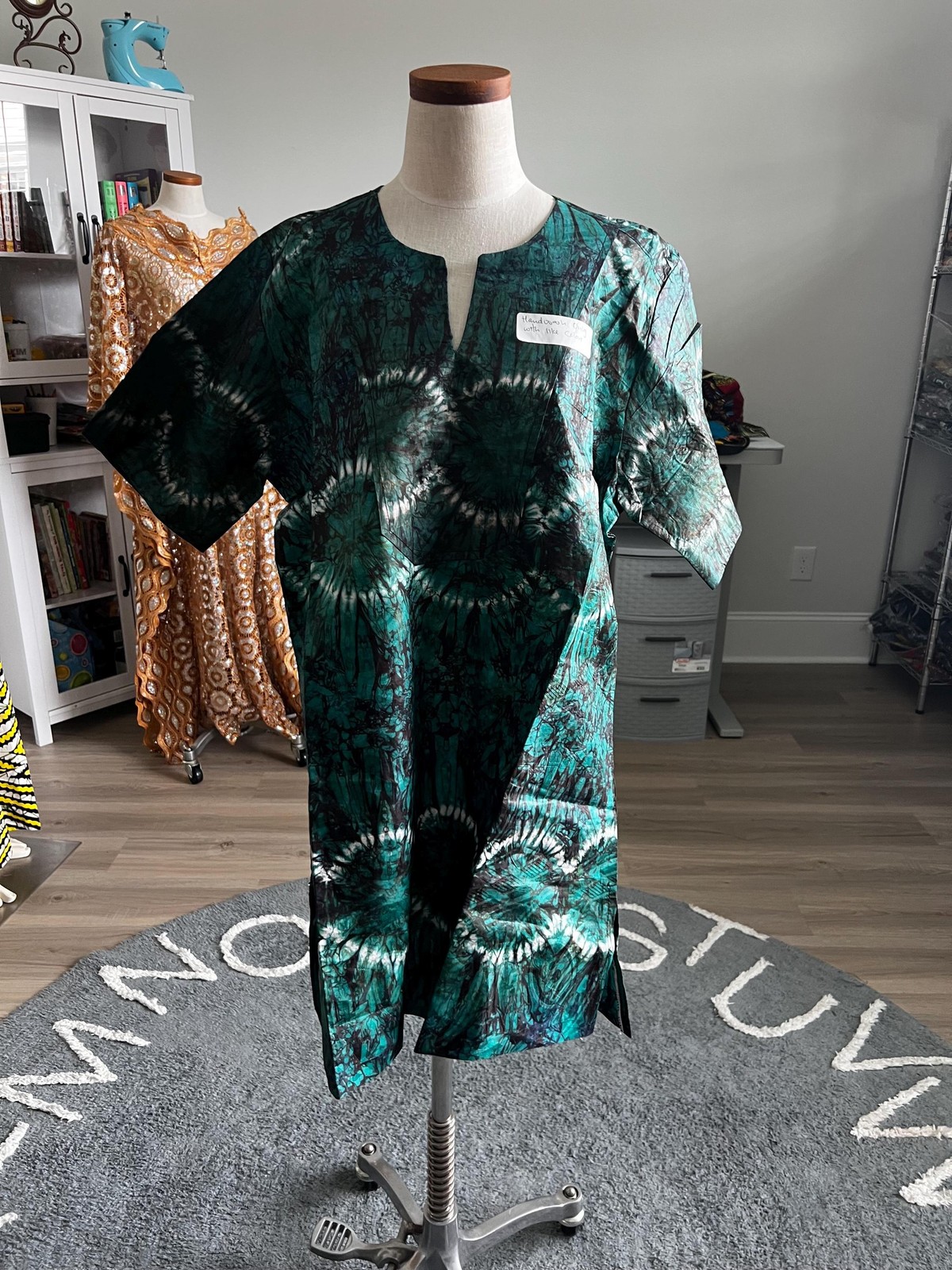 African Print Danshiki Top: Unisex Ethnic Blouse, 100% Cotton