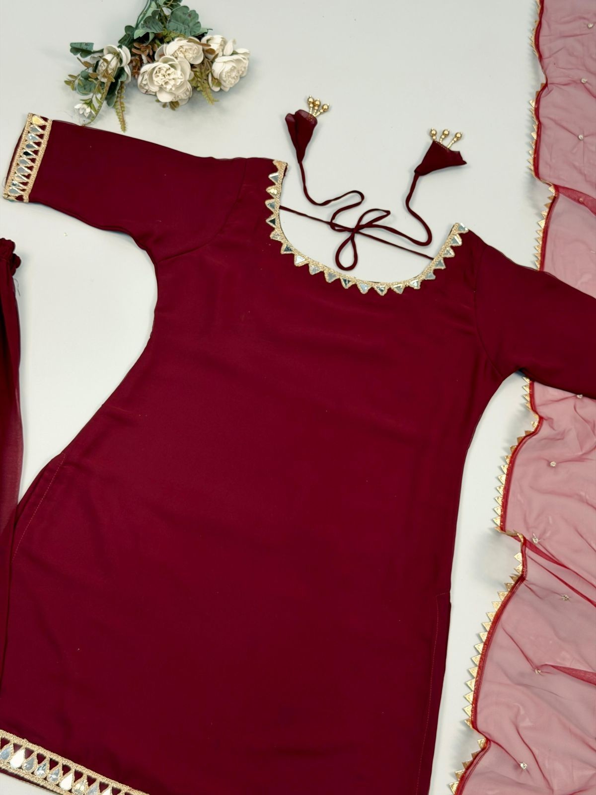 Designer Indian Pakistani top plazzo Bollywood Dress Party Wear Suit wedding