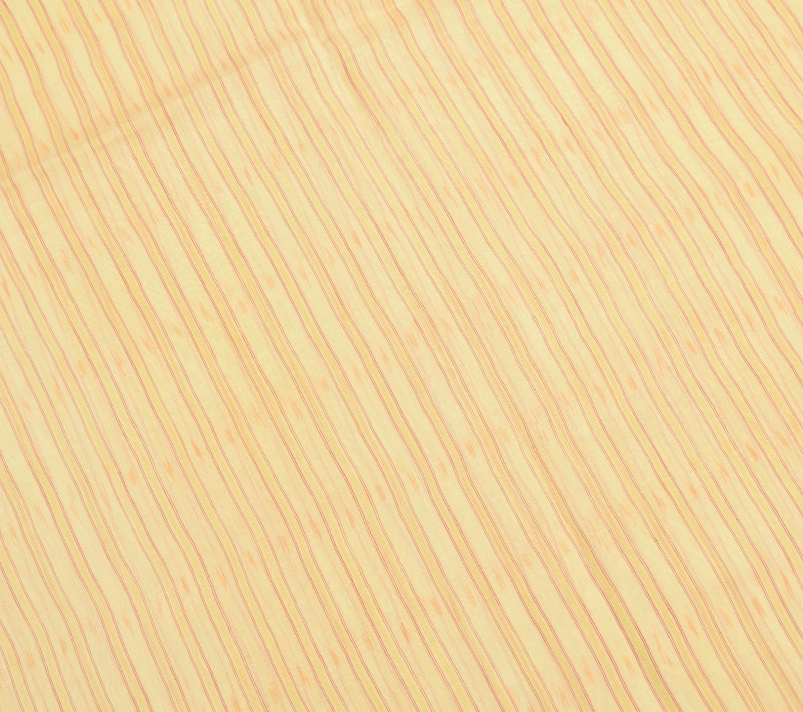 Sushila Vintage Cream Saree Pure Cotton Silk Hand Woven Ikat Patola Sari Fabric