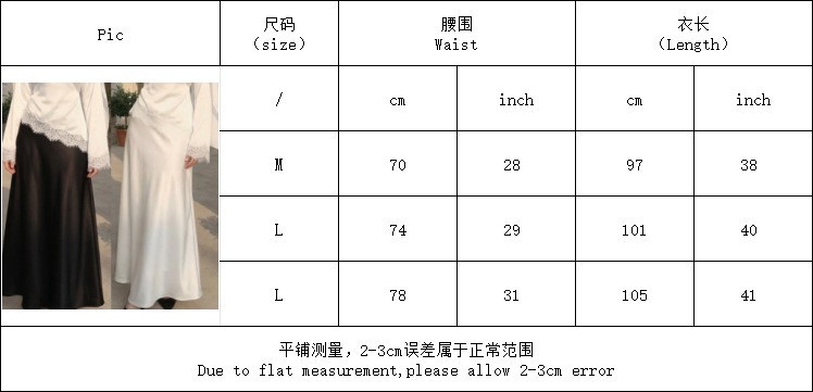 Women Blouse Long Skirt O-Neck Asymmetrical Lace Long-Sleeve Blouses 2 Piece Set
