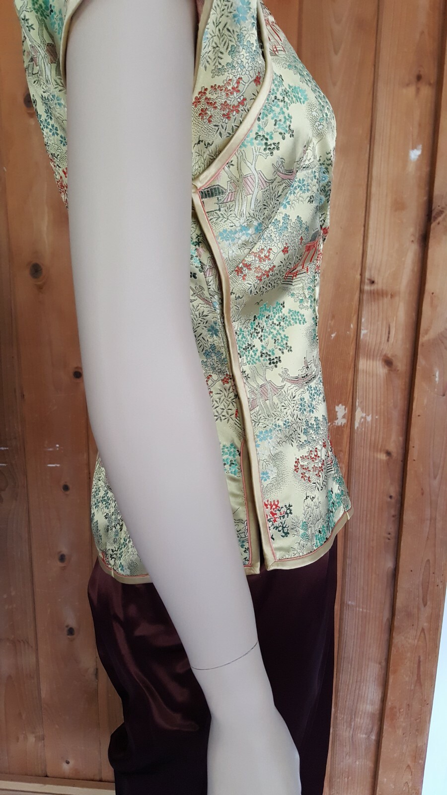Shanghai China Story Fashion Peony SET Top& Pant Traditional Chinese Women SzS