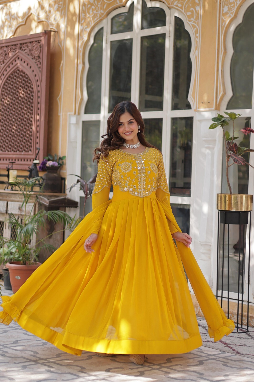 Indian Bollywood Party Wear Anarkali Gown Ethnic Wear Designer Salwar Suit Dress