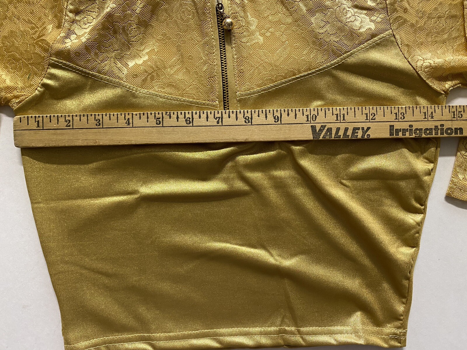 Women’s Readymade India Net Sleeves Stretchable Blouse Saree Crop top LYCRA GOLD