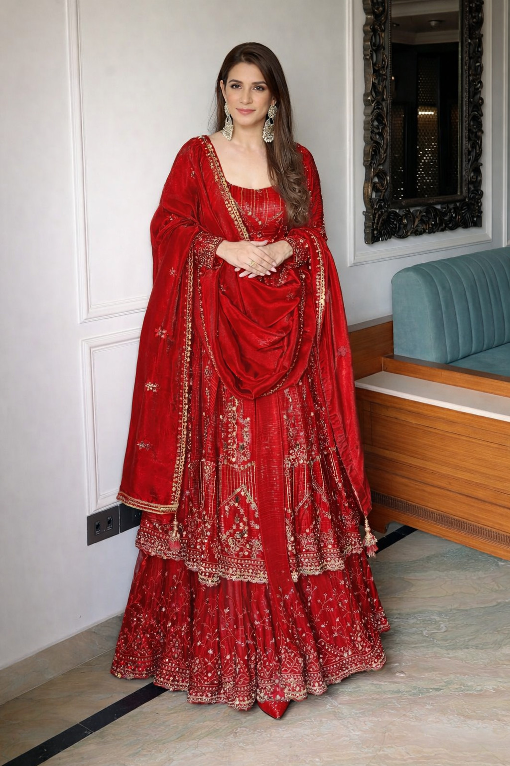 Party Indian Designer Pakistani Salwar Wear ReadyMade Dress Women Wedding Suit