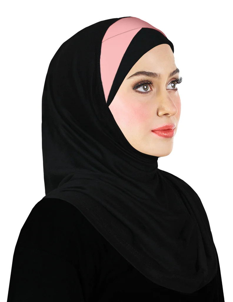 lot of 12 JUNIOR SIZE Festive Amira Cotton Hijab Single Color Pleats For Women