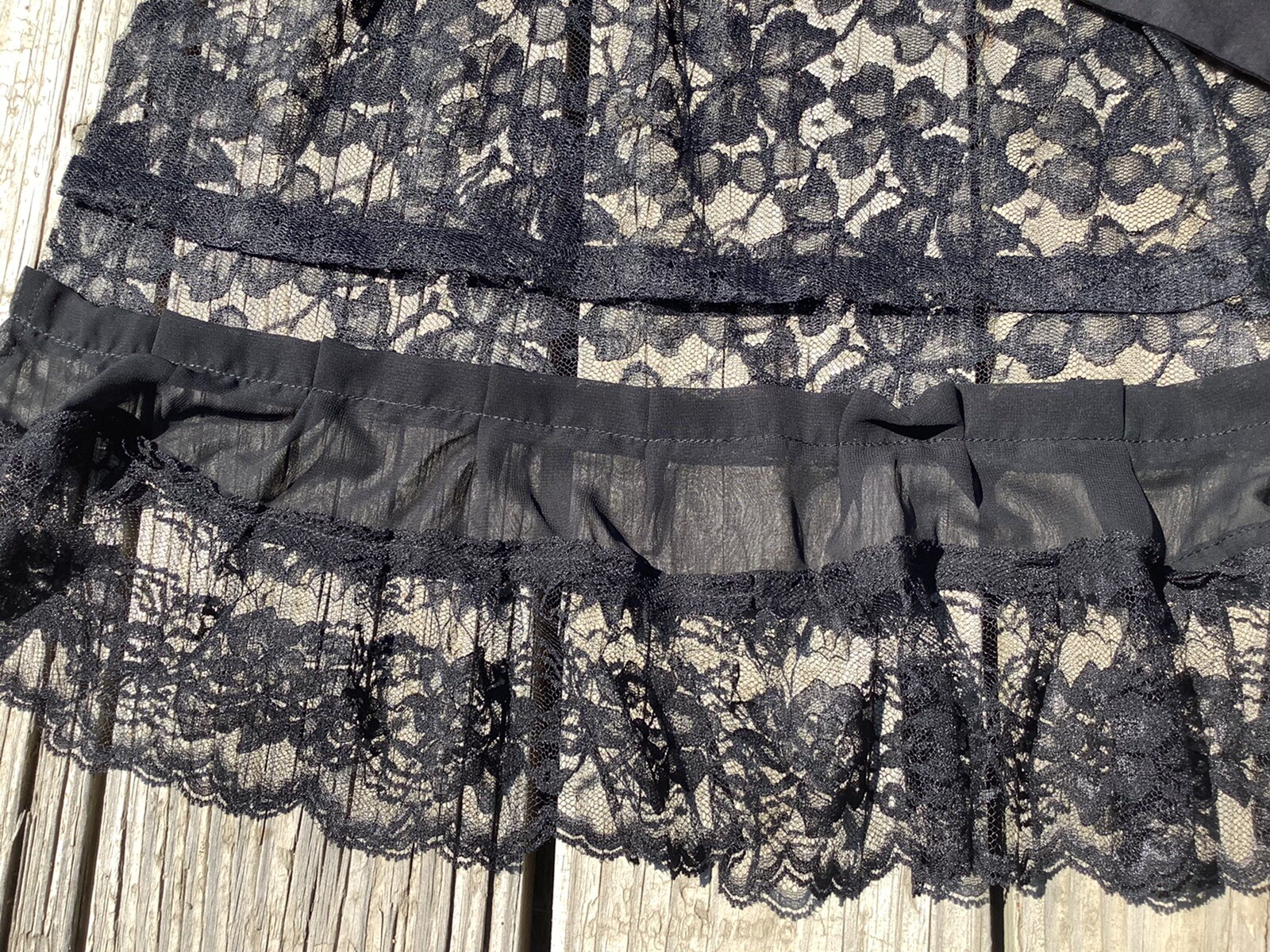 Black Ruffle Lace Apron, Oktoberfest Apron, Birthday Gift apron For Women