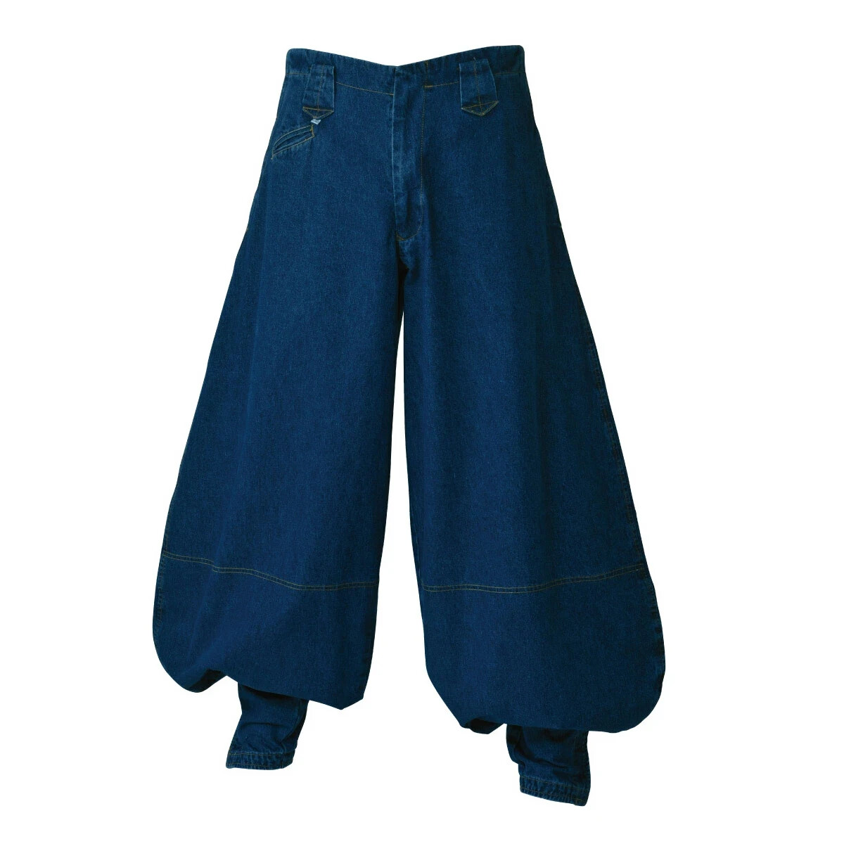 Japanese Tobi Workwear Nikkapokka Slub Denim Working baggy Pants / SHINMEN 822