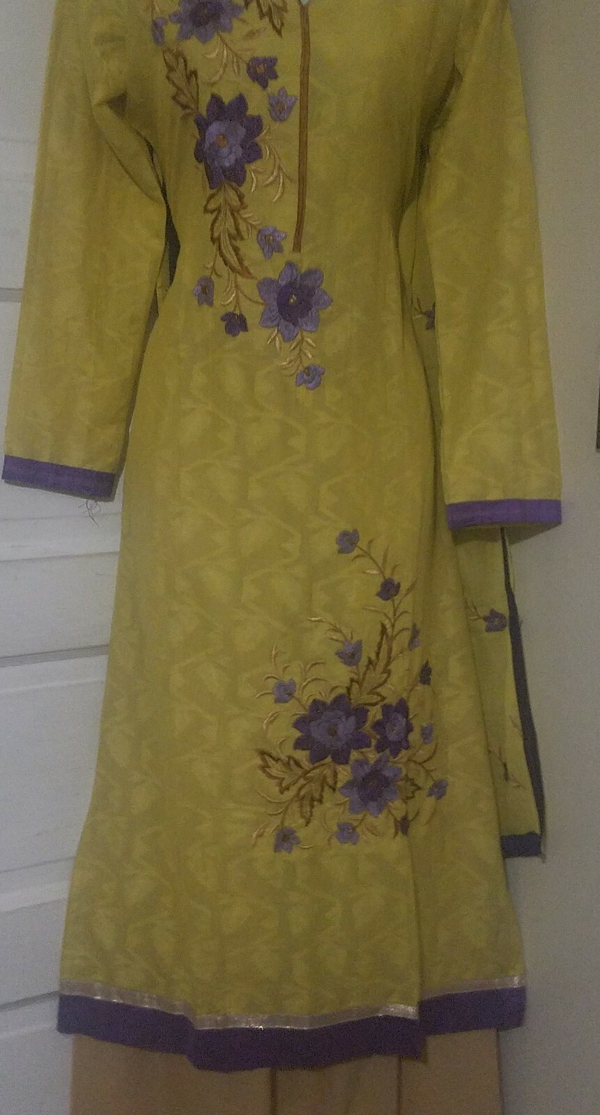 Diwali sale Digital khadi stitched Vibrant indian designer suit~Bust 38M