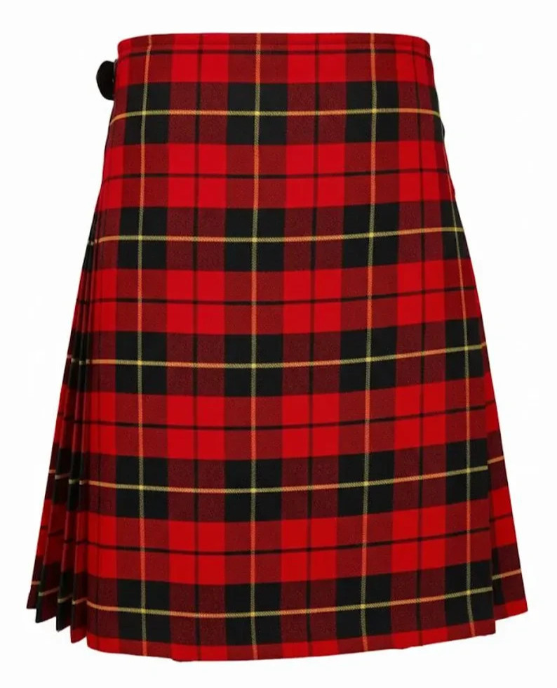 Scottish Traditional Handmade Wallace tartan Kilt for men Custom Made