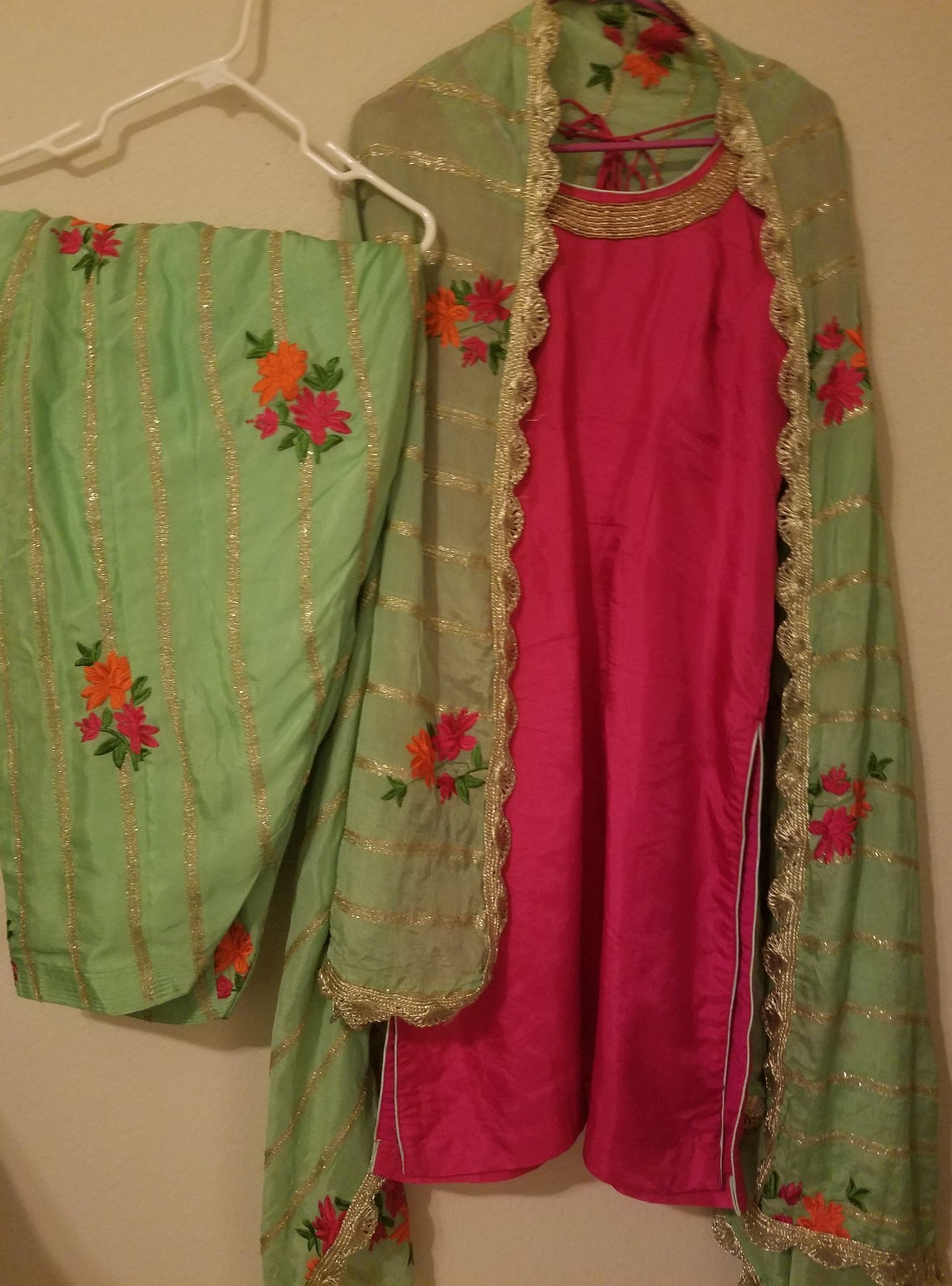 Brand New Punjabi suit patiala salwar suit gota patti embroidery suit