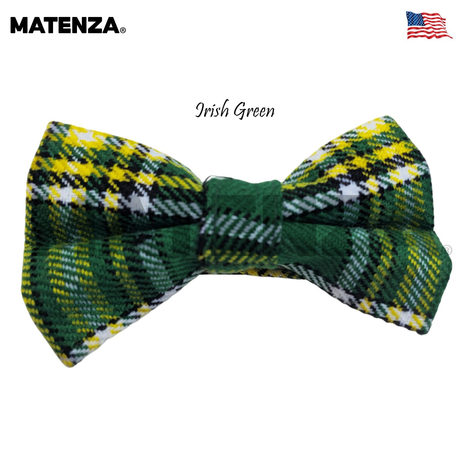 Irish Green Tartan 5Pc Scottish Kilt Accessories Highland Wear Set