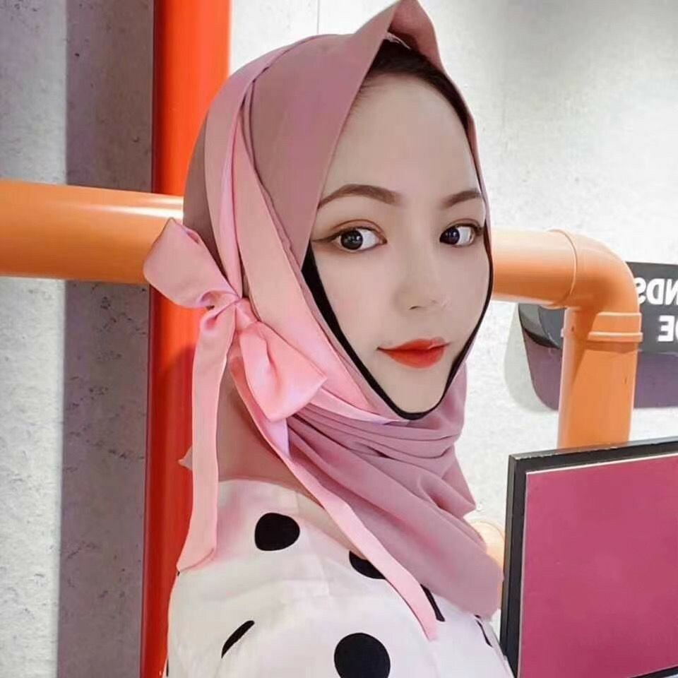 Muslim Women Amira Scarf Hijab Headscarf Wrap Cover Islamic Shawl Turban New