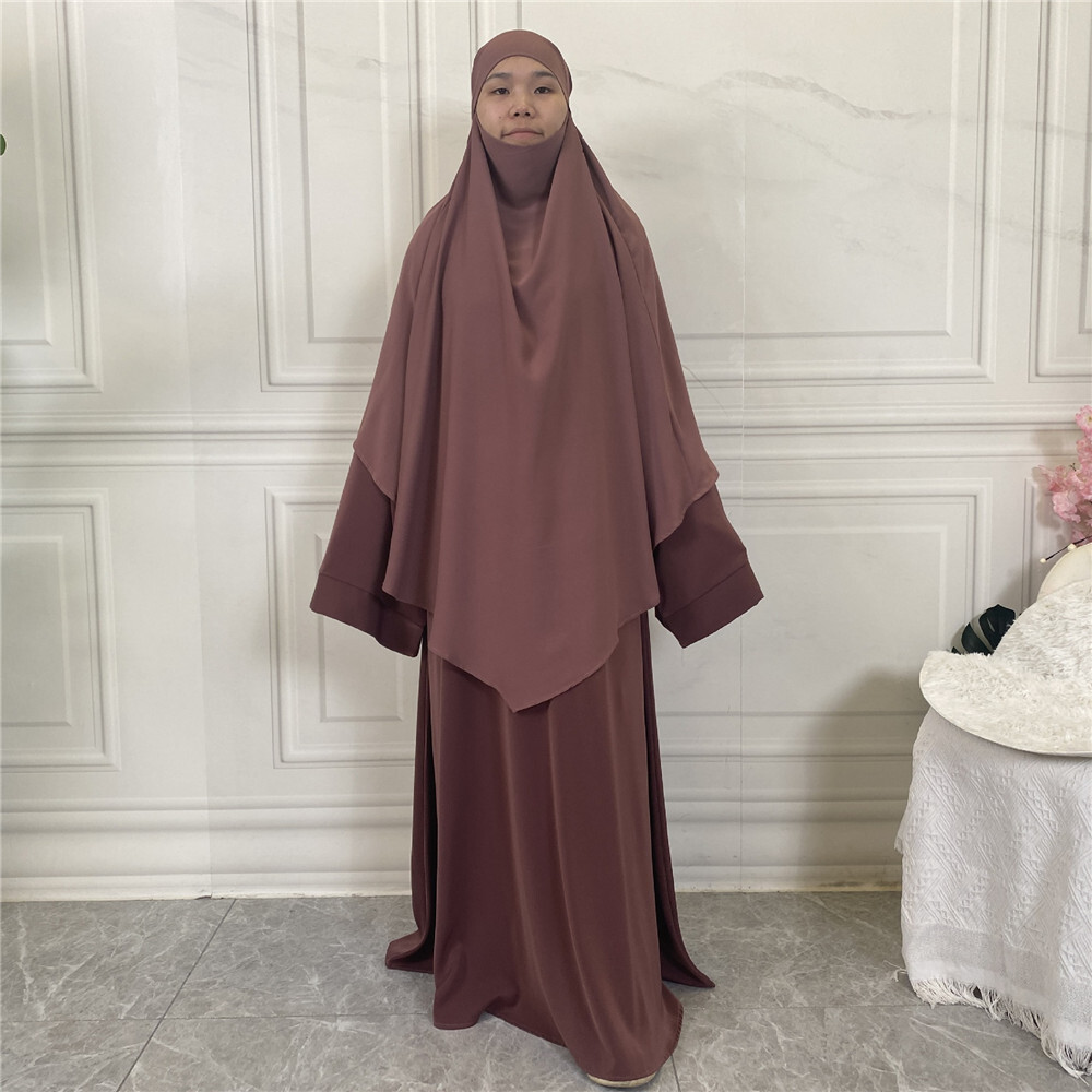 Eid Ramadan Muslim Overhead Abaya Large Hijab Khimar Scarf Islamic Jilbab Niqab