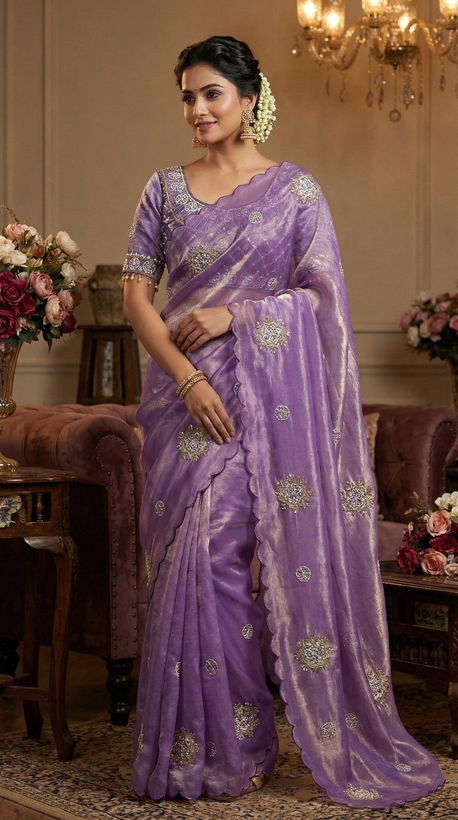 Women’s Indian Saree Fancy Designer Ethnic Party Wear Wedding Bollywood Sari New
