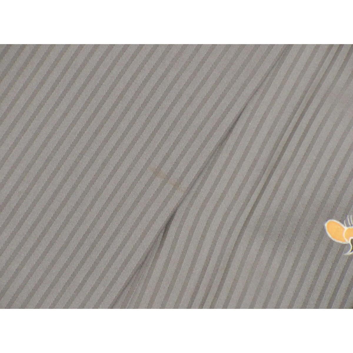 Authentic Japanese Kimono, Yuzen dyeing with gold leaf and gradation dyeing….