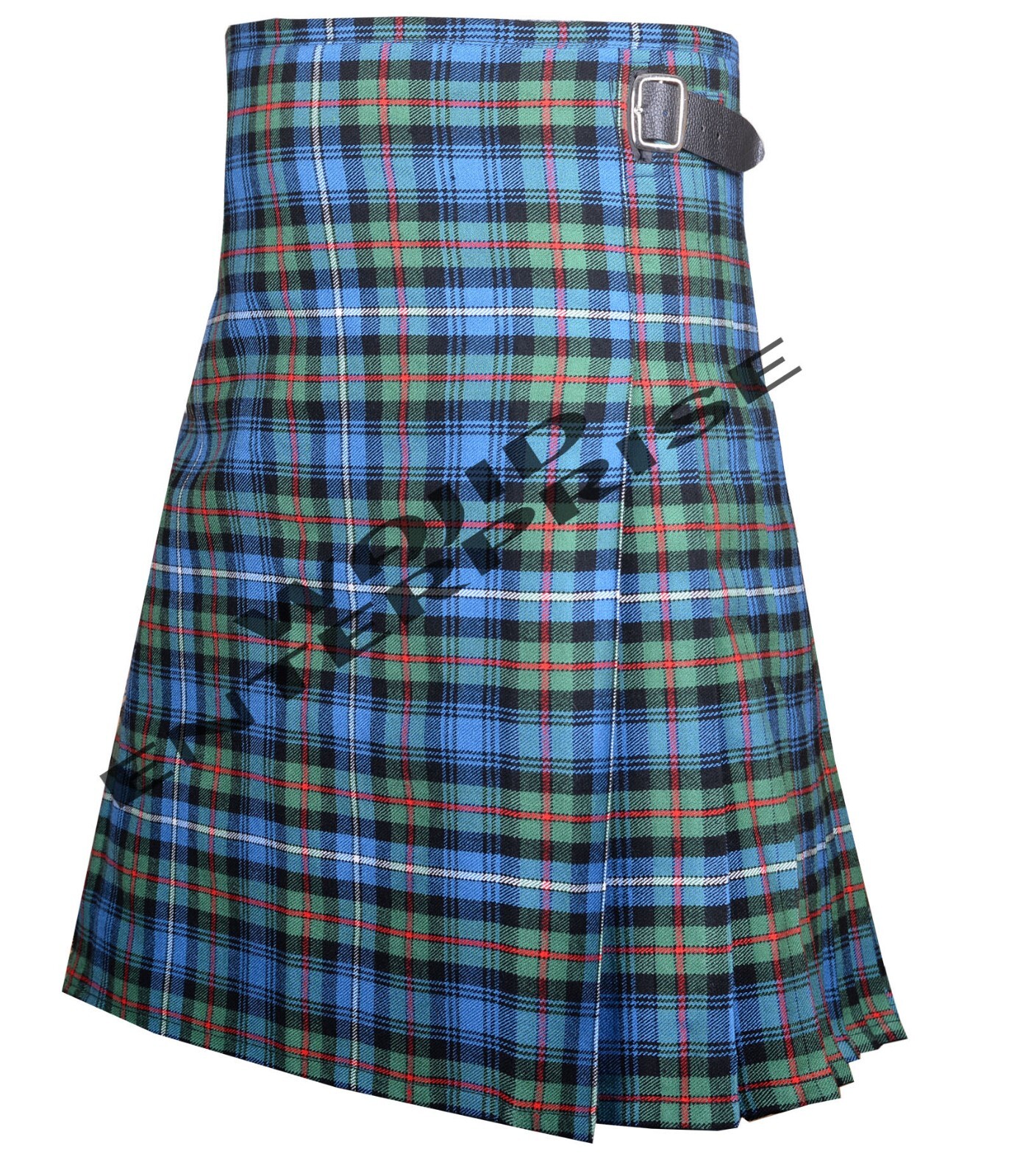 Scottish Traditional Robertson Hunting Ancient Tartan 8 Yard Kilt – Custom Size