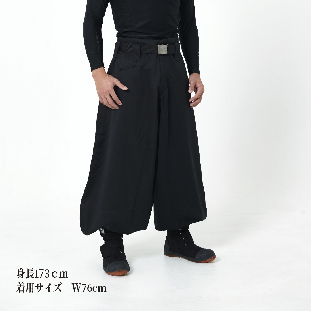 TORAICHI Nikkapokka Japanese Tobi Men Work Pants Black Ninja Style 3920-418 New