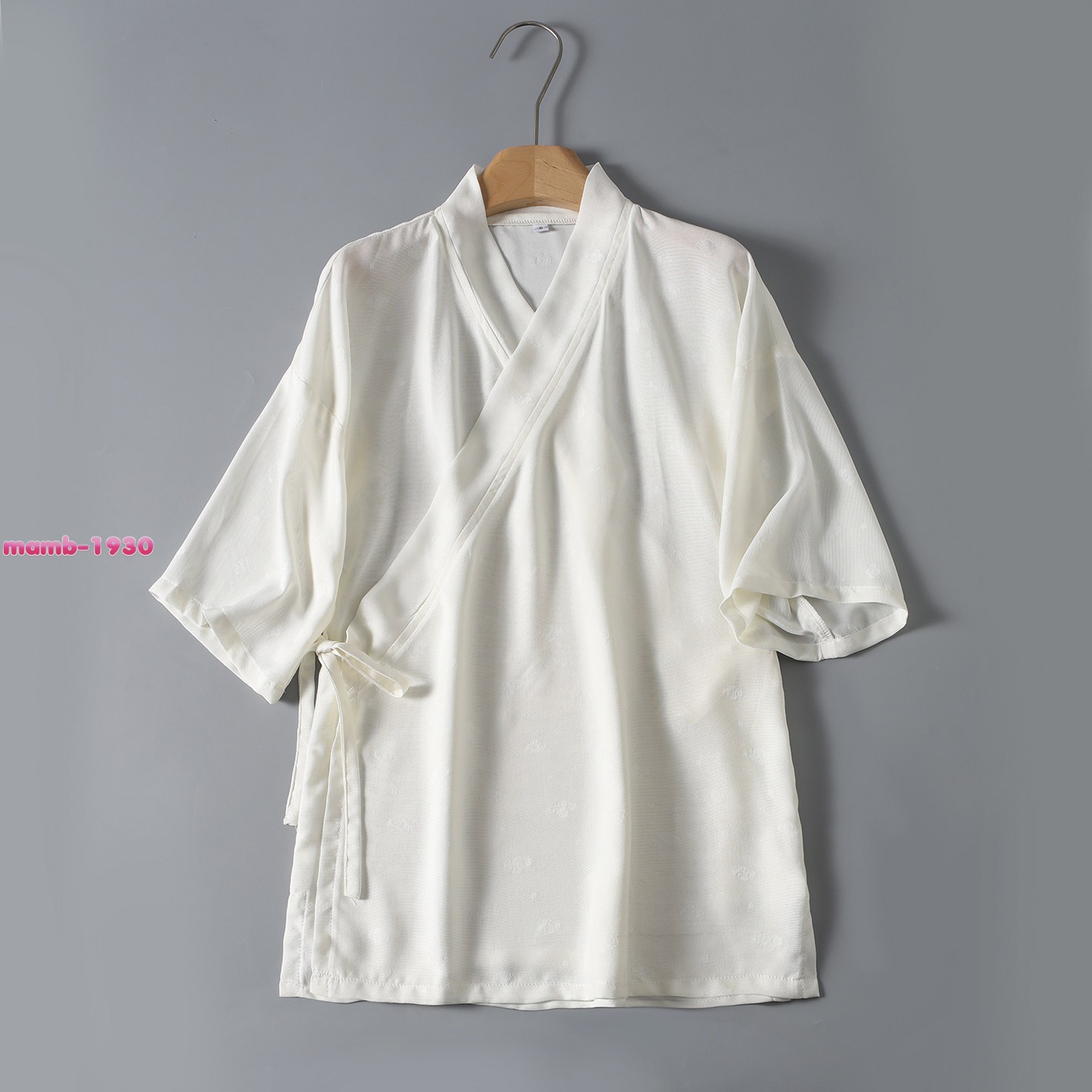 Chinese Style Mulberry Silk Hanfu Lace Up Casual Zen Wear Unisex Spring Summer