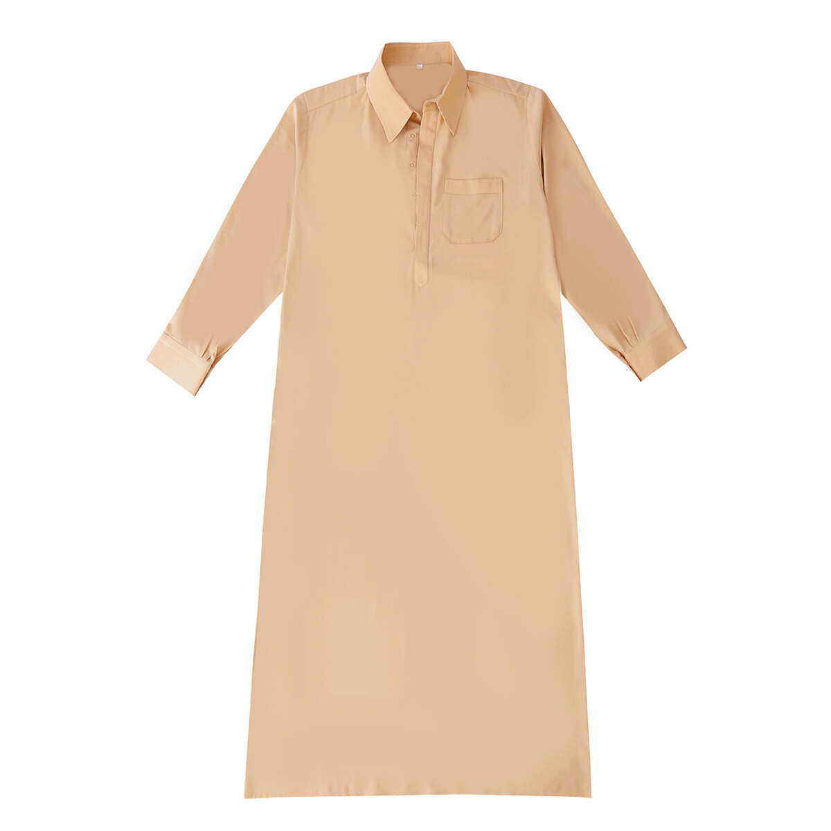 Islamic Men Long Robe Dishdash Thobe Saudi Jubba Kaftan Dubai Arabic Abaya Dress