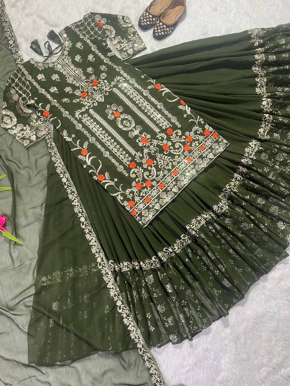 Indian Ethnic Lehenga Choli Designer Lehenga Party Wear Lehenga Top Wedding